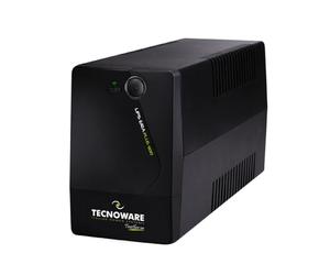Tecnoware Power Systems UPS 900VA pour PC/Modem, pas pour Gaming/Console, onduleur ERA PLUS, 2 prises Schuko, protection coupures et surtensions pour PC, modem, vidéosurveillance, caisse, NAS, POS