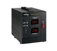 Tecnoware Stabilisateur de Tension 3000VA pour téléviseurs, chaînes HiFi, imprimantes et appareils électroniques, protège contre les surtensions, ce n’est pas un onduleur, prêt à l’emploi