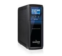 Tecnoware UPS 1500VA pour Console Gaming, MAC et PC avec PFC actif, 8 prises IEC, logiciel, protection contre coupures et surtension