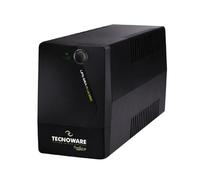 Tecnoware UPS 650VA pour PC/Modem, Pas pour Gaming/Console, onduleur Era Plus, 2 Prises Schuko, Logiciel, Protection coupures et surtensions pour PC, Modem, vidéosurveillance, Caisse, NAS, POS
