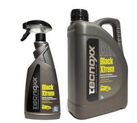 Tecnoxx Black Xtrem Pack 750 mL + 5 L - Rénovateur pour Plastiques et Caoutchoucs Extérieurs, Brillance Naturelle, Protection UV et Durabilité Extrême avec Résultats Professionnels