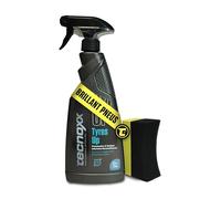 Tecnoxx - Tyres Up - Brillant et Hydratant pour Pneus et Caoutchoucs pour Voitures et Motos - Protection UV, Brillance Intense et Résultat Instantané - 750 ML avec Pulvérisateur