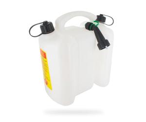 TECOMEC - Jerrican 3L + 6L- Jerrican Plastique Double Usage avec Bec Verseur - Norme UN Pour Transport de Matières Dangereuses