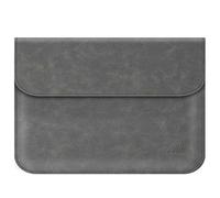 TECOOL 12.3-13 Pouces Housse Ordinateur Portable, Cuir Pochette Sacoche PC pour 2022 2024 MacBook Air 13,6 M3 M2, 2018-2020MacBook Air 13 M1 A2337/A1932/A2179,2016-2022 MacBook Pro 13 M1 M2-Gris