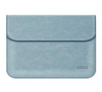 TECOOL 13-13.3 Pouces Housse Ordinateur Portable,Sacoche PC Portable Cuir Pochette pour 2012-2020-2024 MacBook Air/Pro 13 M3 M2 M1,2021 2023 Mac Pro 14 M3 M2 M1,MateBook D14/Surface Laptop-Bleu