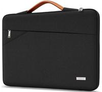 TECOOL 14 Pouces Housse Ordinateur Portable Pochette PC Portable Étanche pour 14 Pouces HP Lenovo Dell Acer ASUS Chromebook Notebook, Housse 15,3 Pouces MacBook Air M2 M3 M4(2023-2025), Noir