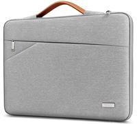 TECOOL 14 Pouces Housse Ordinateur Portable Pochette PC Portable Étanche pour 14 Pouces HP Lenovo Dell Acer ASUS Chromebook Notebook, Housse 15,3 Pouces MacBook Air M2 M3 M4(2023-2025), Gris