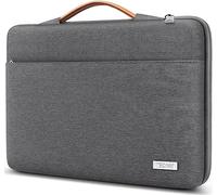 TECOOL 15 15,6 Pouces Housse Ordinateur Portable pour 15.6" HP Dell Lenovo Thinkpad Ideapad Acer ASUS Chromebook Samsung Notebook, Pochette/Sacoche PC Portable Étanche 15.6,Gris Foncé