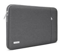 TECOOL 15 15,6 Pouces Pochette Ordinateur Portable pour 15,6" HP Lenovo Dell Acer ASUS Chromebook Samsung Notebook, Protection Housse PC Portable 15.6 Pouces Sacoche Ordi,Gris Foncé