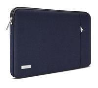 TECOOL 15 15,6 Pouces Pochette Ordinateur Portable pour 15,6" HP Lenovo Dell Acer ASUS Chromebook Samsung Notebook, Protection Housse PC Portable 15.6 Pouces Sacoche Ordi,Bleu foncé