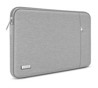 TECOOL 15 15,6 Pouces Pochette Ordinateur Portable pour 15,6" HP Lenovo Dell Acer ASUS Chromebook Samsung Notebook, Protection Housse PC Portable 15.6 Pouces Sacoche Ordi,Gris
