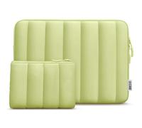 TECOOL 15.6 Pouce Pochette Ordinateur Portable avec Petite Sac,Vert Avocat