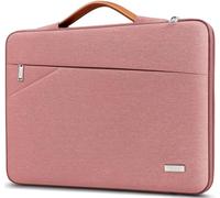 TECOOL 16 Pouces Housse Ordinateur Portable pour MacBook Pro 16 M1 M2 M3 M4(2019-2024), 16 Pouces ASUS Dell Lenovo HP Samsung Laptop, Pochette Imperméable Sacoche Protection, Rose