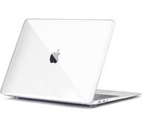 TECOOL Coque Compatible avec MacBook Air M1 (A2337) et MacBook Air 13 Pouces Retina 2020 2019 2018 (A2179 A1932), Coque Rigide de Protection en Plastique Fine, Cristal Transparente