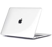 TECOOL Coque Compatible avec MacBook Air M1 (A2337) et MacBook Air 13 Pouces Retina 2020 2019 2018 (A2179 A1932), Coque Rigide de Protection en Plastique Fine, Transparente Clair