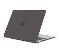 TECOOL Coque Compatible avec MacBook Air M1 (A2337) et MacBook Air 13 Pouces Retina 2020 2019 2018 (A2179 A1932), Coque Rigide de Protection en Plastique Fine, Gris