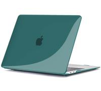 TECOOL Coque Compatible avec MacBook Air M1 (A2337) et MacBook Air 13 Pouces Retina 2020 2019 2018 (A2179 A1932), Coque Rigide de Protection en Plastique Fine, Cristal Turquoise Foncé