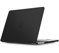 TECOOL Coque Compatible avec Nouveau MacBook Air M4 M3 M2 13.6 Pouces 2025 2024 2022 (A3240 A3113 A2681), Coque Rigide de Protection en Plastique Fine, Noir