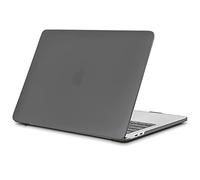 TECOOL Coque Compatible avec MacBook Pro 13 Pouces 2016-2022 (M2 M1 A2338, A2289, A2251, A2159, A1989, A1706, A1708), Coque Rigide de Protection en Plastique Fine, Gris