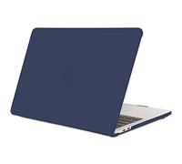 TECOOL Coque Compatible avec MacBook Pro 13 Pouces 2022-2016 (M2 M1 A2338, A2289, A2251, A2159, A1989, A1706, A1708), Coque Rigide de Protection en Plastique Fine, Bleu Marine