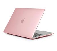 TECOOL Coque Compatible avec MacBook Pro 16 Pouces 2019 A2141 avec Touch Bar, Coque Rigide de Protection en Plastique Fine, Cristal Fuchsia