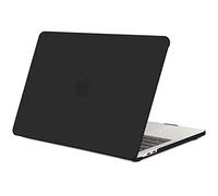 TECOOL Coque Compatible avec MacBook Pro 16 Pouces 2019 A2141 avec Touch Bar, Coque Rigide de Protection en Plastique Fine, Noir