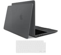 TECOOL Coque pour MacBook Air 13.6" M5 M4 M3 M2 2022-2026, Gris sidéral