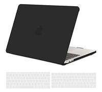 TECOOL Coque pour MacBook Pro 13 Pouces M2 M1 2016-2022, Noir