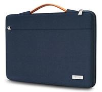 TECOOL Housse 13 Pouces Ordinateur Portable Compatible avec MacBook Air 13 13.6 M3 M2 M1 2024 2022-2018,MacBook Pro 13 M2 M1 2022-2016, Pochette PC pour 13" ipad Pro/AIR M4 M2 2024,Bleu Foncé