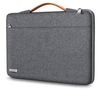 TECOOL Housse PC 14 Pouces Ordinateur Portable, Pochette Sacoche 14"" Lenovo HP Dell ASUS Acer, 15"" Surface Laptop, Gris foncé