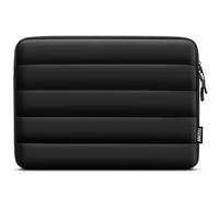 TECOOL Puffy 15 15,6 Pouces Pochette Ordinateur Portable pour 15,6" Lenovo Ideapad Thinkpad HP Pavilion Dell Acer ASUS Chromebook Samsung, Macbook Pro 16 M4 M3 M2 M1 Étanche Housse PC Sacoche, Noir