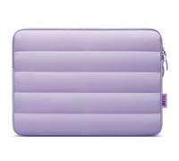 TECOOL Puffy Housse 13-13.3 Pouces Ordinateur Portable, Violet