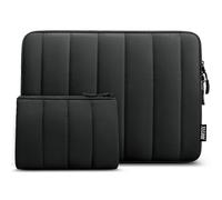 TECOOL Puffy Housse 13-13,3 Pouces pour MacBook Air 13 13.6 M4 M3 M2 M1 2025 2024-2010,MacBook Pro 13/14 M4 M3 M2 M1 2024-2012,13,3" Lenovo HP Dell Étanche Pochette Ordinateur Portable,Noir