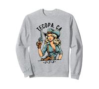 Tecopa California USA Cowgirl Style western Sweatshirt