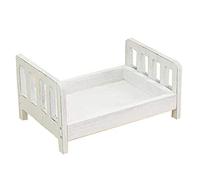 Tecoto Bébé en Bois Litre, Photo Accessoire, Portable Durable Photographie Shooting Accessoire pour Bébé Nouveau-Né - Blanc