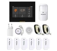 TECPEAK Système d'alarme domestique sans fil, kit d'alarme wifi/GSM avec sécurité sirène qui fournit un mode très efficace pour protéger votre maison et votre bureau