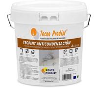 TECPINT ANTI-CONDENSATION de Tecno Prodist - Peinture Anti-condensation à l'Eau - Intérieur et Extérieur 4 Litres - Blanc