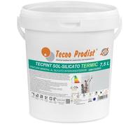 TECPINT SOL-SILICATO TERMIC de Tecno Prodist Peinture minérale silicatée extérieure - intérieure - d'eau, Naturelle Respirante 7,5 L