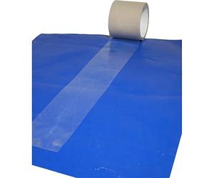 TECPLAST - Adhésif transparent 50mm x 20m pour réparation bâche ultra résistant aux Uvs et intempéries - souple