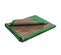 TECPLAST Bâche Agricole 1,5x6 m HQ250AG Verte et Marron - Haute Performance - Bâche de protection étanche pour Matériel agricole