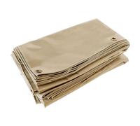 TECPLAST Bâche Agricole 3x3 m LP506AG Beige foncé - Garantie 5 ans - Bâche PVC étanche de protection pour Matériel agricole