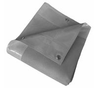 Tecplast Bâche Carport Micro-Perforée 4x5 m Grise - Garantie 5 Ans - MP460CP - Bâche PVC perméable - Made in France