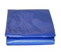 TECPLAST Bâche Piscine rectangulaire - 4x7 m - Couverture Piscine d'hivernage PO155RG avec Filet d'écoulement Central