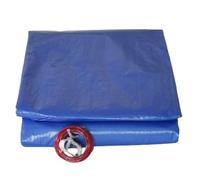 Bache piscine ronde 360 cm pour piscine de 300 cm Bleue et verte Filet d'écoulement