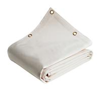 TECPLAST Bâche pour Carport 3x6 m LP640CP Blanc Crème - Garantie 8 ans - Toile PVC étanche pour abri de voiture