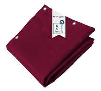 TECPLAST Bâche PVC 3x3 m Rouge Bordeaux - Garantie 5 Ans - LP506MU - Bâche de Protection étanche - Résistance Anti-UV