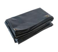 TECPLAST Bâche Toiture 1,5x6 m LP506TO Gris anthracite - Garantie 5 ans - Bâche d'étanchéité en PVC pour Couvreur et Charpentier