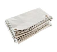TECPLAST Bâche Toiture 3x6 m LP506TO Blanc Crème - Garantie 5 ans - Bâche d'étanchéité en PVC pour Couvreur et Charpentier