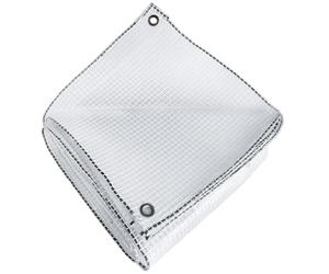 TECPLAST Bâche Transparente Armée 4x10 m - TR170MU - Bâche de Protection - Haute Qualité - Imperméable - Résistance Anti-UV