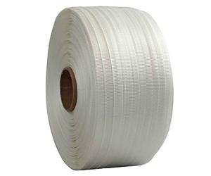 Tecplast Feuillard de cerclage tressé FT 13 mm x 1100 m - Qualité PRO - Haute Résistance 350kg - Feuillard textile PET